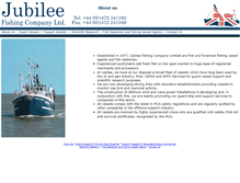 Tablet Screenshot of jubileefishing.co.uk