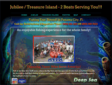 Tablet Screenshot of jubileefishing.com